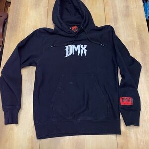 DMX Black Logo Pullover Hoodie - Men’s Black Graphic Hoodie